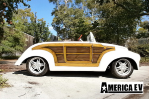 america ev california roadster woody, america ev 39 roadster woody